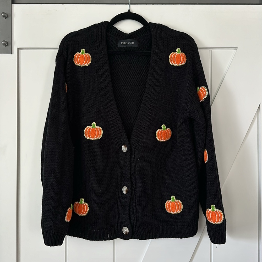 Chicwish Pumpkin Patch Button Front Knit Cardigan - image 6